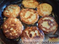 Латкес (оладьи творожные)