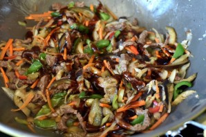 Острые баклажаны с говядиной