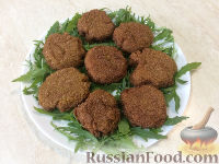 Фалафель в панировке из клетчатки