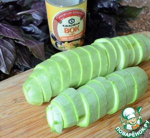 Кабачки со свининой по-корейски