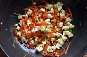 Цветная капуста с яйцами