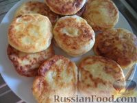 Латкес (оладьи творожные)