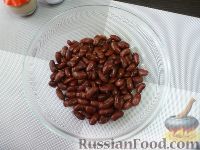 Салат с говядиной и фасолью