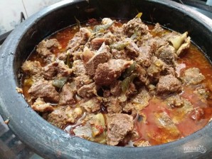 Острая жареная говядина