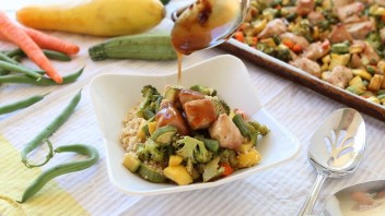 Курица с домашним соусом "Терияки"