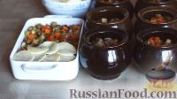Картошка в горшочках с мясом и грибами