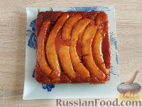 Банановый пирог-перевёртыш с карамелью