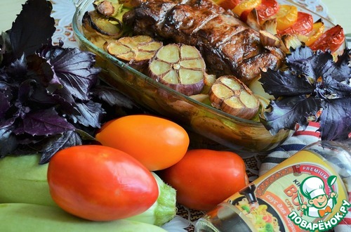 Кабачки со свининой по-корейски