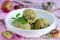 Мороженое из авокадо с финиками