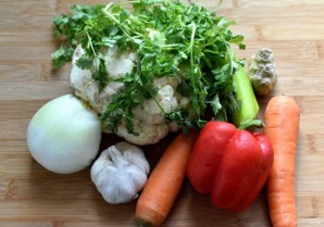 Цветная капуста с яйцами