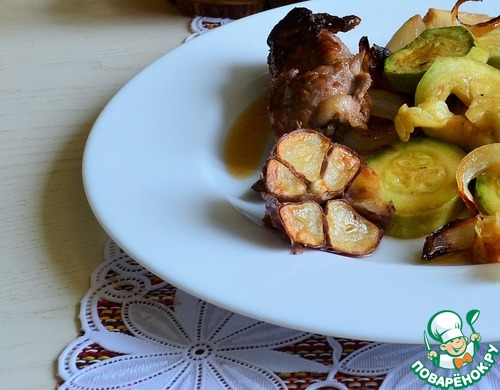 Кабачки со свининой по-корейски