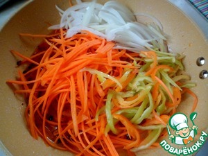 Хе из куриной грудки с овощами