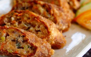 Китайские мясные рулеты