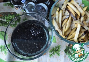 Фасоль с овощами по-корейски