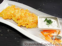 Латкес - овощные оладьи (драники)