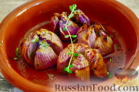 Запеченный красный лук