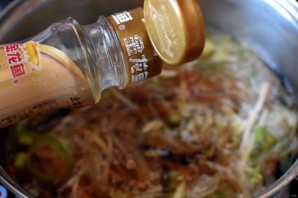 Грибная лапша на китайский манер