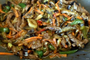 Острые баклажаны с говядиной