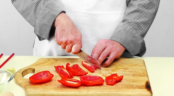 Темпура из баклажанов, цукини и перца