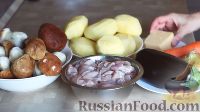 Картошка в горшочках с мясом и грибами