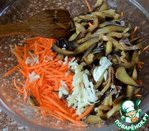 Фасоль с овощами по-корейски