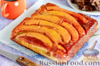 Банановый пирог-перевёртыш с карамелью