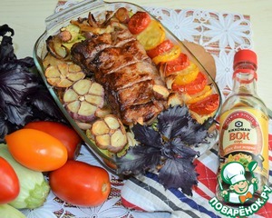 Кабачки со свининой по-корейски