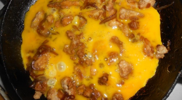 Японский омлет " Оякодон"