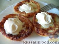 Латкес (оладьи творожные)