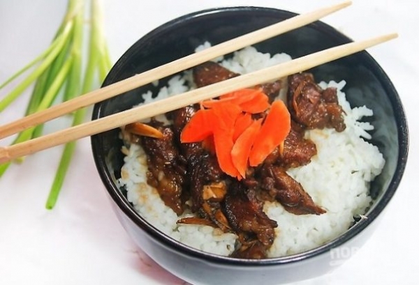 Свинина с имбирем по-китайски