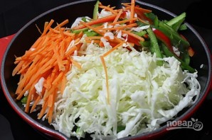 Тушеная капуста по-китайски