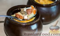 Картошка в горшочках с мясом и грибами