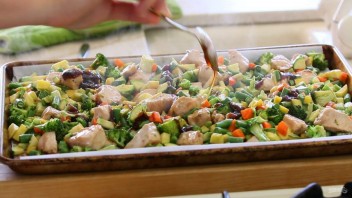 Курица с домашним соусом "Терияки"