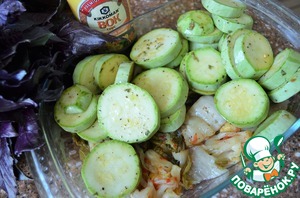 Кабачки со свининой по-корейски