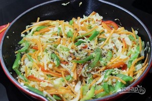 Тушеная капуста по-китайски