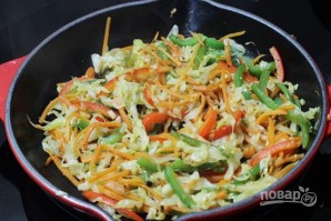 Тушеная капуста по-китайски